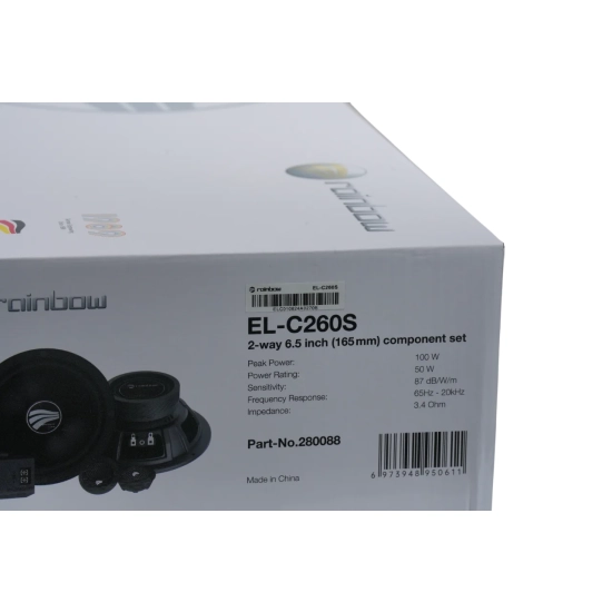 Rainbow Audio EL-C260S Dwudrożny zestaw głośnikowy 165 mm (6.5